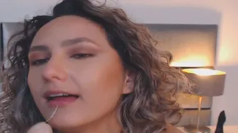 Curly Woman Passionately Fuck Her Dildo 4kPorn XXX