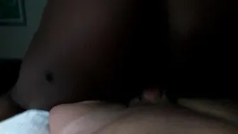 Ebony Gf Loves White Cops Penis inside Her Booty