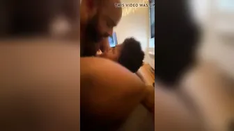 Ebony cougar banged and facial