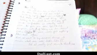 Step Daddy Teaches His Daughter How To Brush Herself