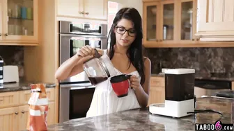Energy supplement made hispanic 18 year old Gina Valentina suck many dicks