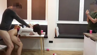 Sharing Gf.She Takes 2 Dicks after Party