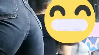 Shortinho preto atochado bunda delicia Nice butt dark hair