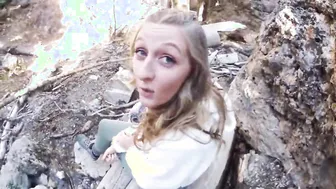 Ich liebe Anal Plug Sex Outdoor Cumshot