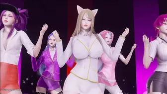 [MMD] CHUNG HA - Snapping Strip Vers. Ahri Akali Kaisa Evelynn Seraphine