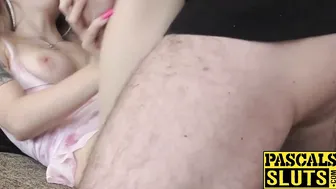 Blonde MILF Epiphany doublepenetrated before facial
