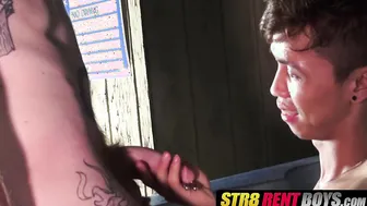 Asian twink gets big pierced cock inside his asshole