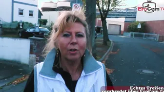 German mature couple next door try amateur threesome ffm casting