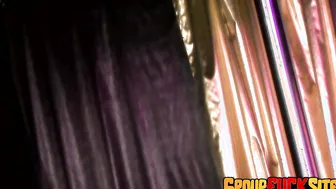 Four Horny Strippers Have a Wild Orgy