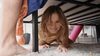 Cum-Enjoys Roommate Sneaks inside a 3 Way