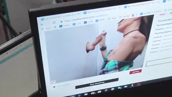 two hot milfs giving gloryhole blowjobs on live cam