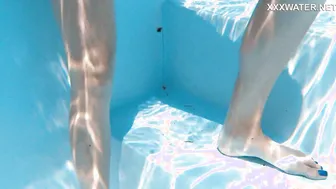 Hot chick Lana swims nude for you guys