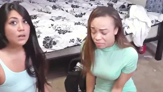 hot ffm college threesome with sister  hot friend