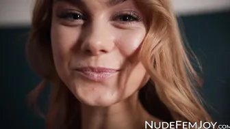 Slow Mo porn video – Seductive blonde beauty plays around in slow motion