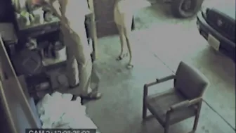 Hot Blonde gets Fucked on garage on cam
