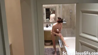My hot naked exgirlfriend in the shower