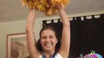 Sexy Cheerleader POV panties