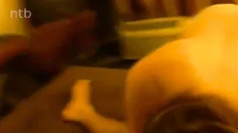 White cunt with mouth lost into the hood