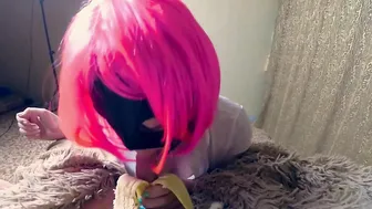 An Interesting Experiment with a Banana came from my Stepsister. Love Cum