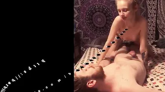 Sucking Off Daddys Penis and Nuts Loves Rides my Fat Penis  wont