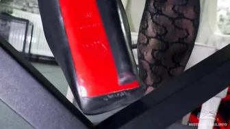 Worship my Tights Foot inside High Heels Sub