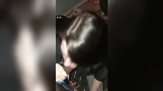White Bimbo Cant Wait To Got On Her Knees And
