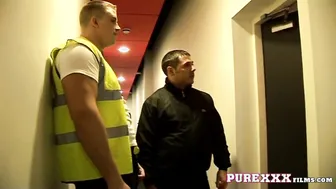 Euro siren Cate Harrington takes 2 cocks