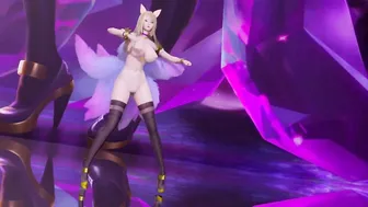 [MMD] K/DA - the Baddest Ahri Naked Dance Uncensored 3D