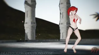 MMD R18+ Kuroko B B F Beach Stage 1160