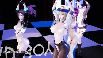 [MMD] RedVelvet - Bad Boy Naked Vers. Ahri Akali Kaisa Evelynn Seraphine