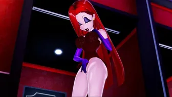 Jessica Rabbit Fingering her Cunt inside a Hotel Suite. Anime Porn.