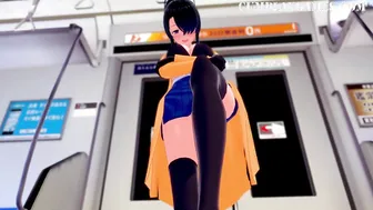 Stepmoms Super Sexy Friend Part four Female Domination Gf Turf Job on Empty Train