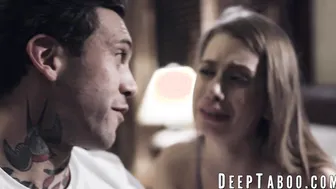 Alluring teen stepsister smashed by stepdaddy and stepbro