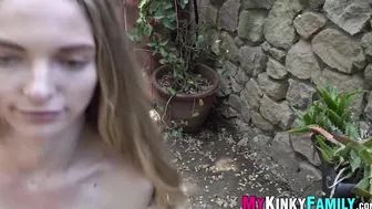 Pretty stepsister with a great ass POV fucked and spunked