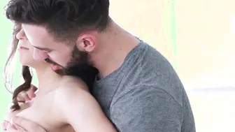 19yo porn video – Naughty young babe bent over in the kitchen and pounded