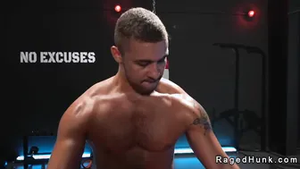 Bbc gay anal fucks man and gets fucked in the gym