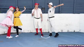 Baseball Foursome with Cecelia Taylor  and Mazy Myers