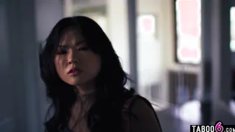 Asian teen spanked hard by a mature lady