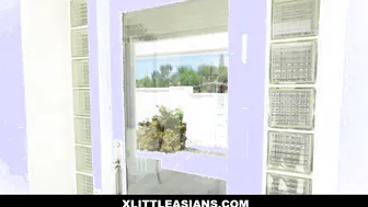 Asian Mina Luxx Rammed to the Hilt in the Kitchen
