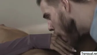 Blonde dude analed friends TS girlfriend