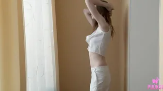 Hot Coed Daisy Shows Off Her Pretty Tits And Pussy