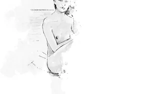 Perfect tits teen posed totally naked