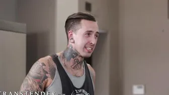 Beautiful ladyboy Aubrey Kate rides a dick like a pro