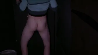 Horny amateurs drilling bareback after glory hole blowjob