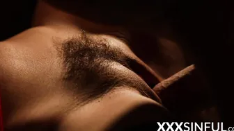 Erotic babes treat lucky guy with passionate threeway