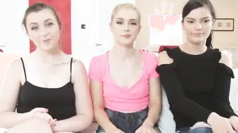 lucky guy gets fucked by hot teen models