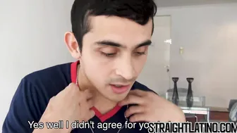 Dude pays for straight Latino to suck him off hard