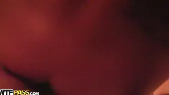 Hardcore banging in the open at night with my young gf
