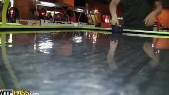 My lovely amateur gf slobbers on my big fat boner