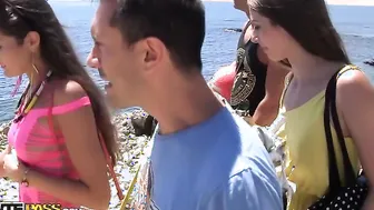 Watch college sex party by the sea